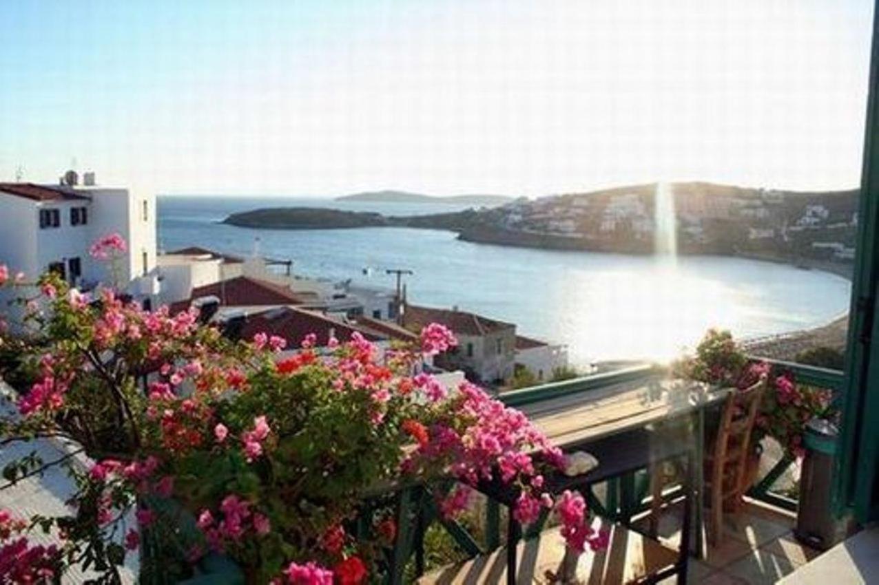 Meltemi Aparthotel Batsi  Bagian luar foto