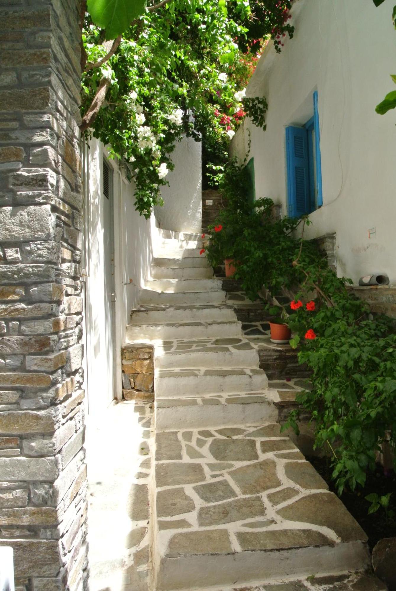 Meltemi Aparthotel Batsi  Bagian luar foto